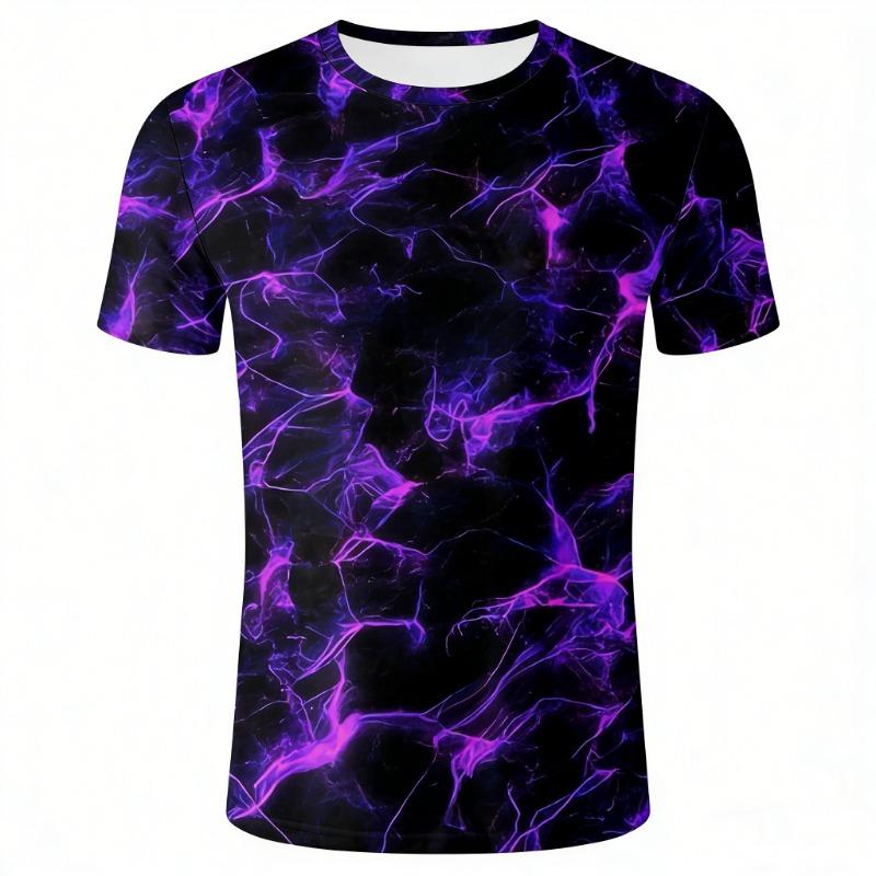 Herren T-Shirts 3D Vintage Sommer Mode Rote Flamme Hawaiianisches T-Shirt Männliches Sommer Kurzarm Oversized Shirt Für Männer Oberteil