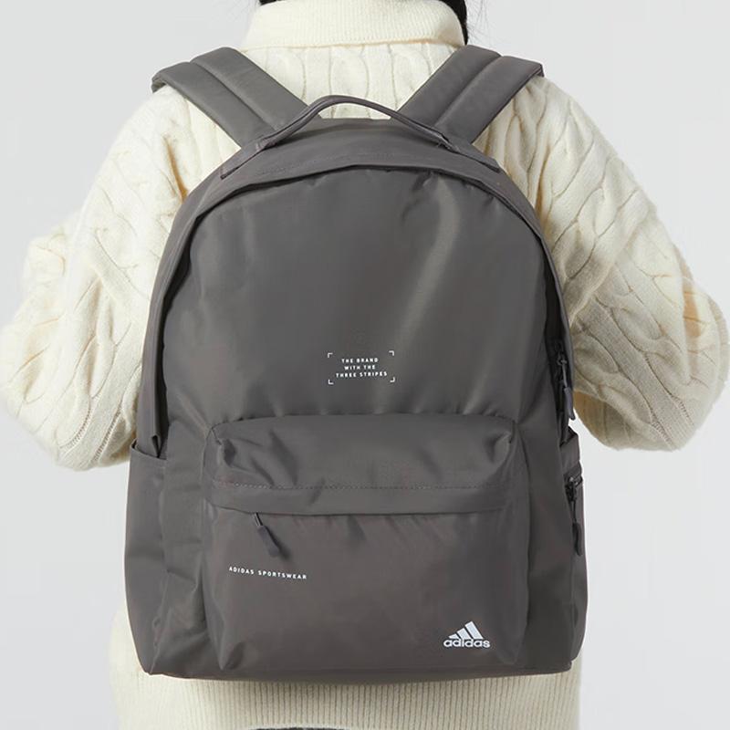 Adidas Fabric Backpack Regular Unisex Gray Adidas IM5216