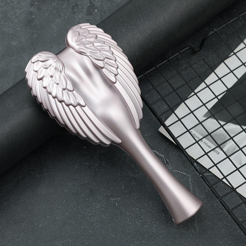 

1 шт., мини-щетка для распутывания волос, ручка, волшебная антистатическая расческа-ангел, расческа, массажная расческа, салон, парикмахерский инструмент для укладки