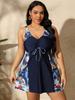 Tankini Plus Size Swimsuit Woman 2025 Bikini Set Two-Piece Swimwear Women Bathing Suit Beachwear Swimdress Monokini 5XL