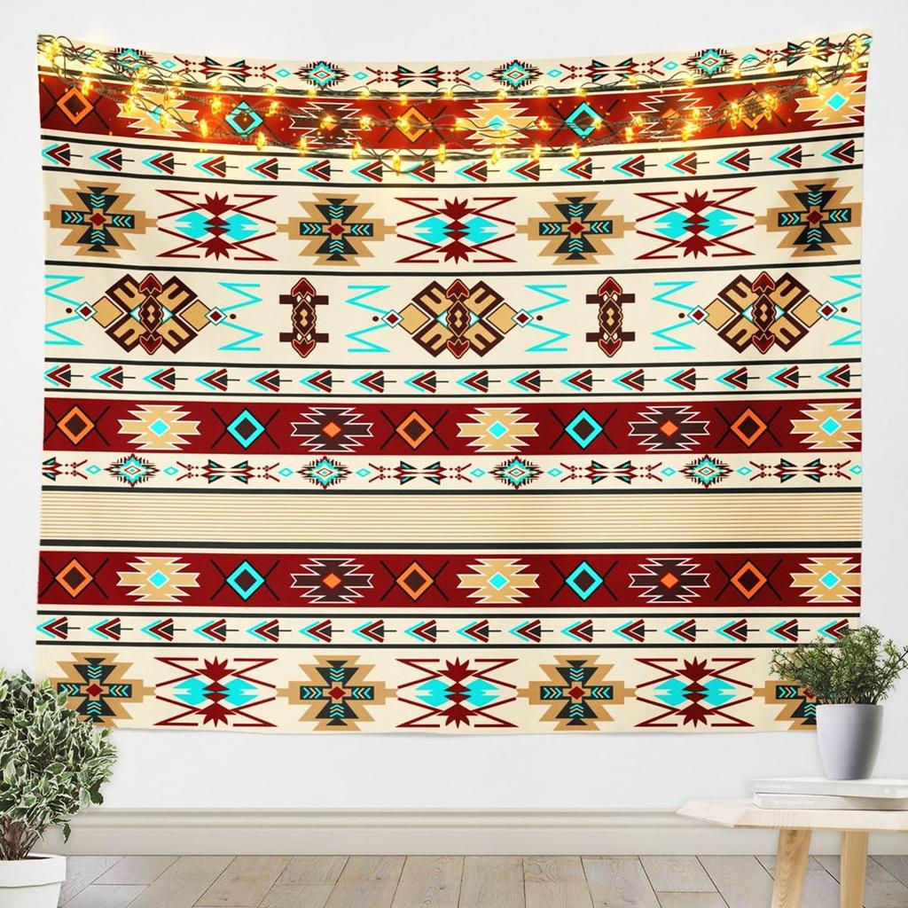 Western Wall Hanging Boho Aztec Wall Tapestry Kids Boys Girls Cowboy Cowgirl Horse Dreamcatcher Tapestry Luxury Southwestern