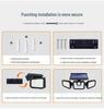 74-LED Outdoor Solar Sensor Light, Three-Head Rotatable, Waterproof for Wall, Road, Courtyard, Street Lighting