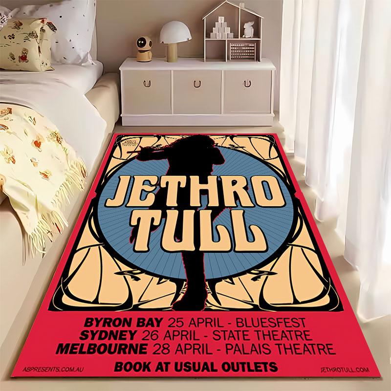Jethro Tull Concert Poster suitable as a non-slip mat for the living room or bedroom sofa