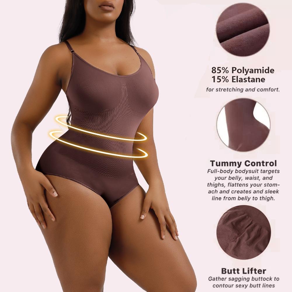 Body modellante da donna, body modellante con controllo della pancia, body modellante senza cuciture con vita stretta