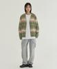 Covernat Gradient Stripe Cardigan Green