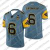 Unisex Space Wolves Sports Jersey Shirt Y2K Oversized Game Fan Football Jersey No.6 Print for Daily Street Style
