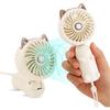 Handheld Lanyard Fan Portable, Mini Hand Held Fan With Usb Rechargeable Battery, 3 Speed Strong Personal Table Fan , 8-12 Hours Small Makeup Fan For G