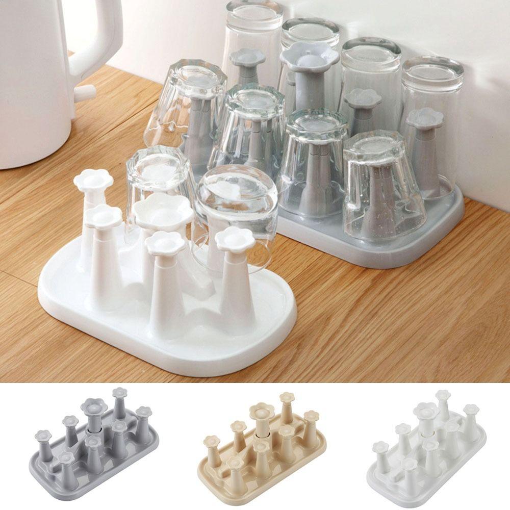Detachable Drain Cup Holder Plastic Water Cup Holder Durable Kitchen Storage Rack  Desktop