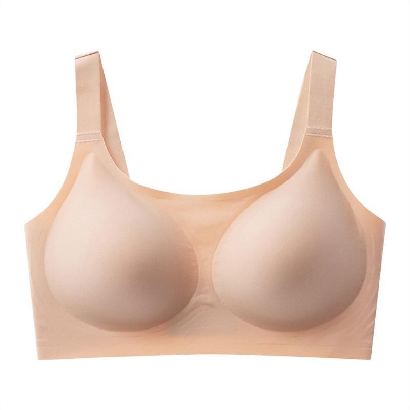Plus Size Women Seamless Soft Support Full Cup Large Bust Daily Bra