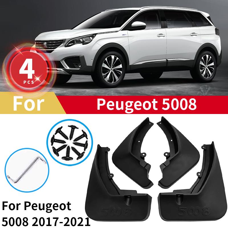 

Mudguards For 2017 2018 Peugeot 5008 Mud Flaps Car Fenders Accessories Front Rear Wheel Splash Guards Mudflaps