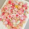 50/100Pcs Artificial Flower Head Assorted Color Size Realistic Reusable DIY Crafts Garland Wedding Bridal