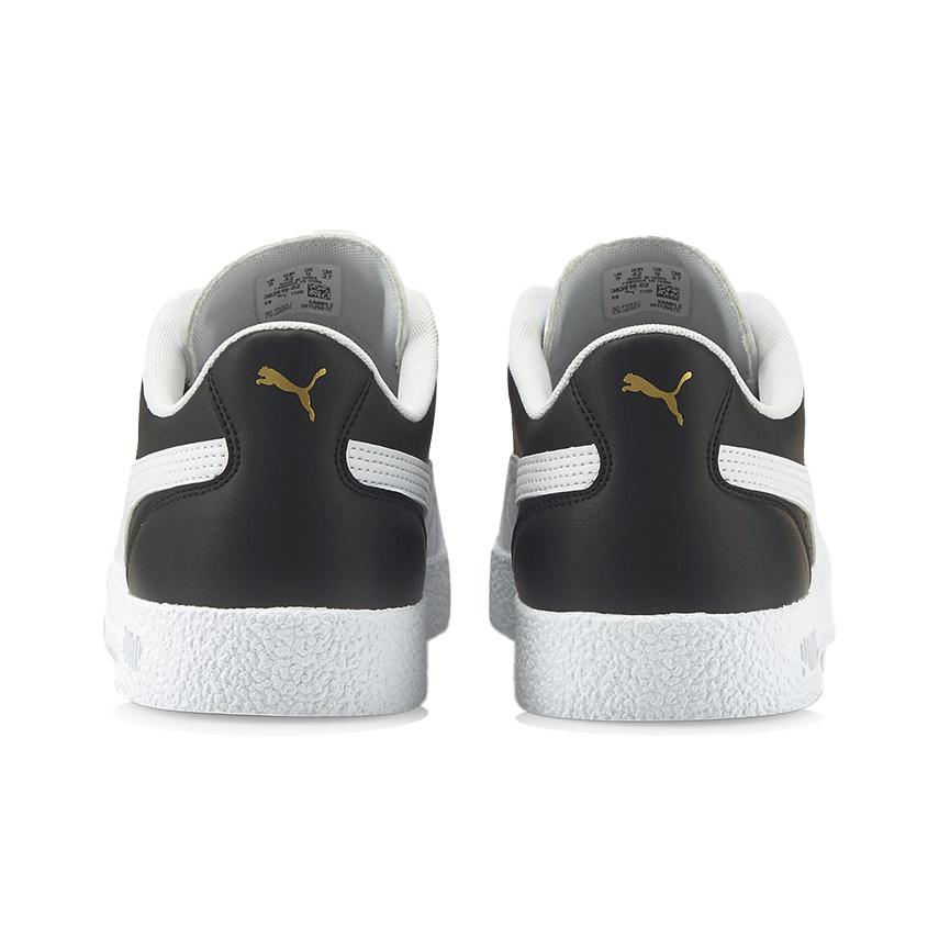 Puma Club Zone Black White Unisex Sneakers Team-Gold 383919-02