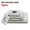 10Pcs M3-M20 Square Flat Washer Square Design Square Gasket  for Construction Machinery