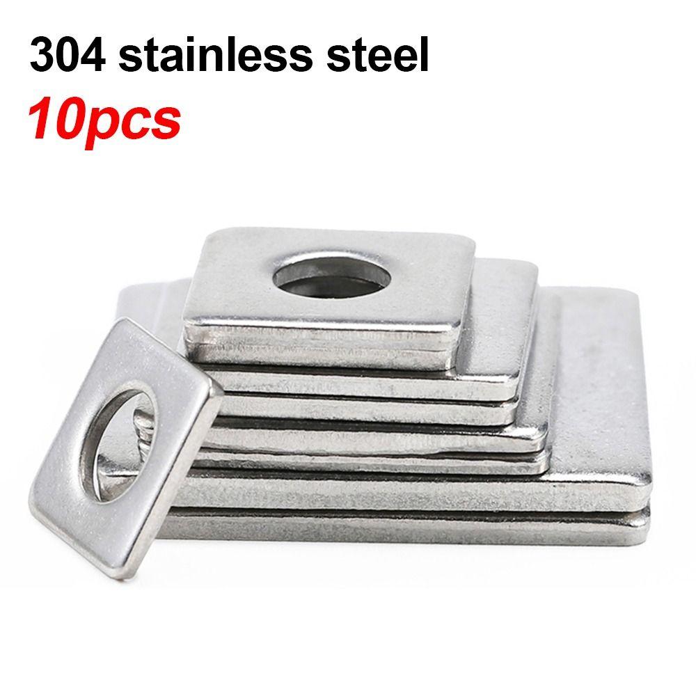 10Pcs M3-M20 Square Flat Washer Square Design Square Gasket  for Construction Machinery