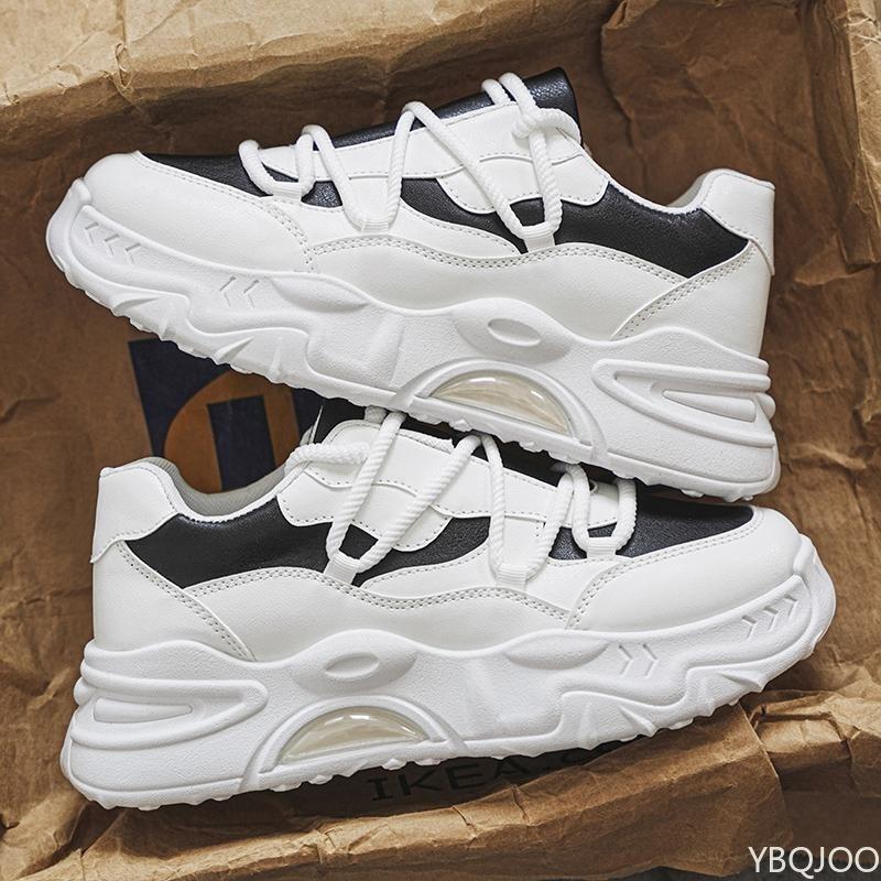 Spring Autumn New Simple Breathable Comfortable Men's Sports Shoes Trendy Versatile Thick soled Wear resistant Casual Shoes