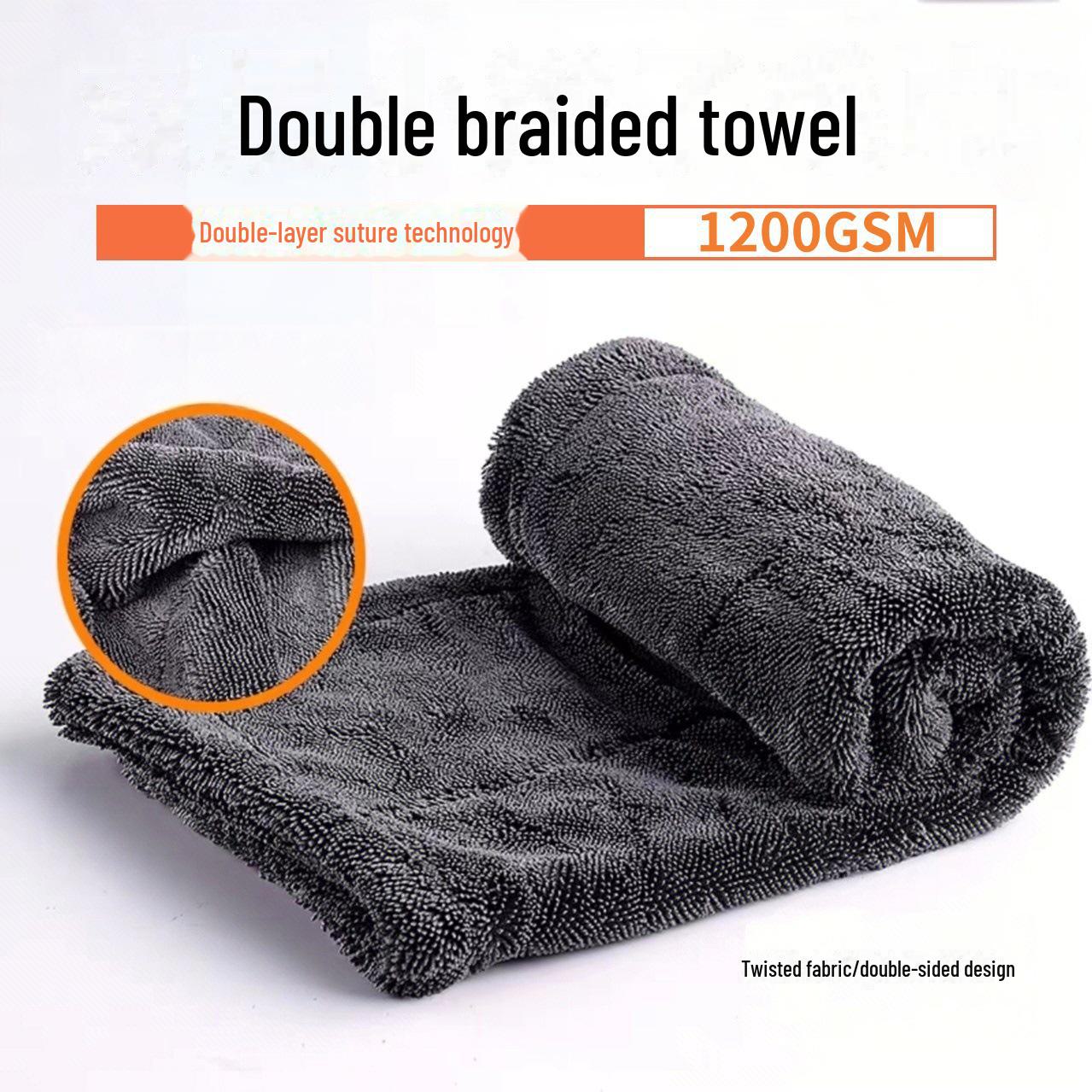 

Усовершенствованное большое влагопоглощающее автомобильное полотенце - не оставляющая следов тряпка с мелким плетением 40x40cm