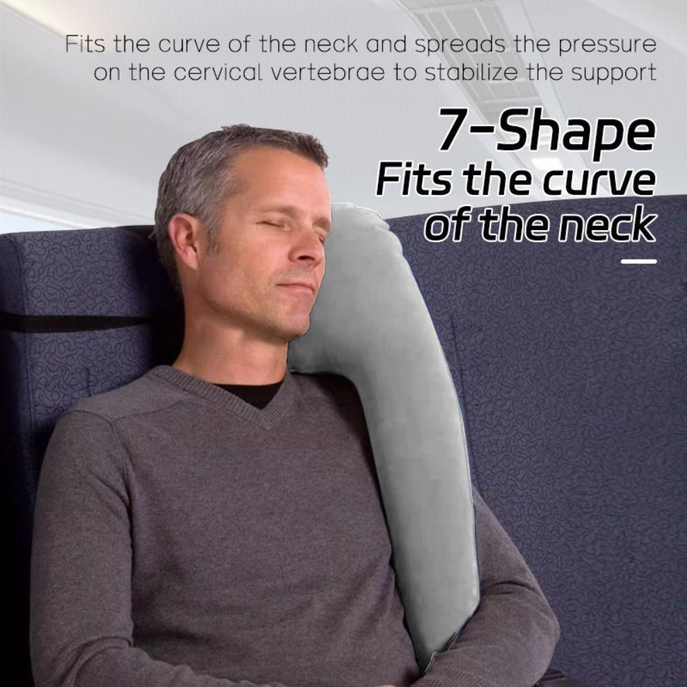 Foldable Side Sleeping Pillow Ergonomic Chin Support Cushions Portable Headrest  High Speed Trains