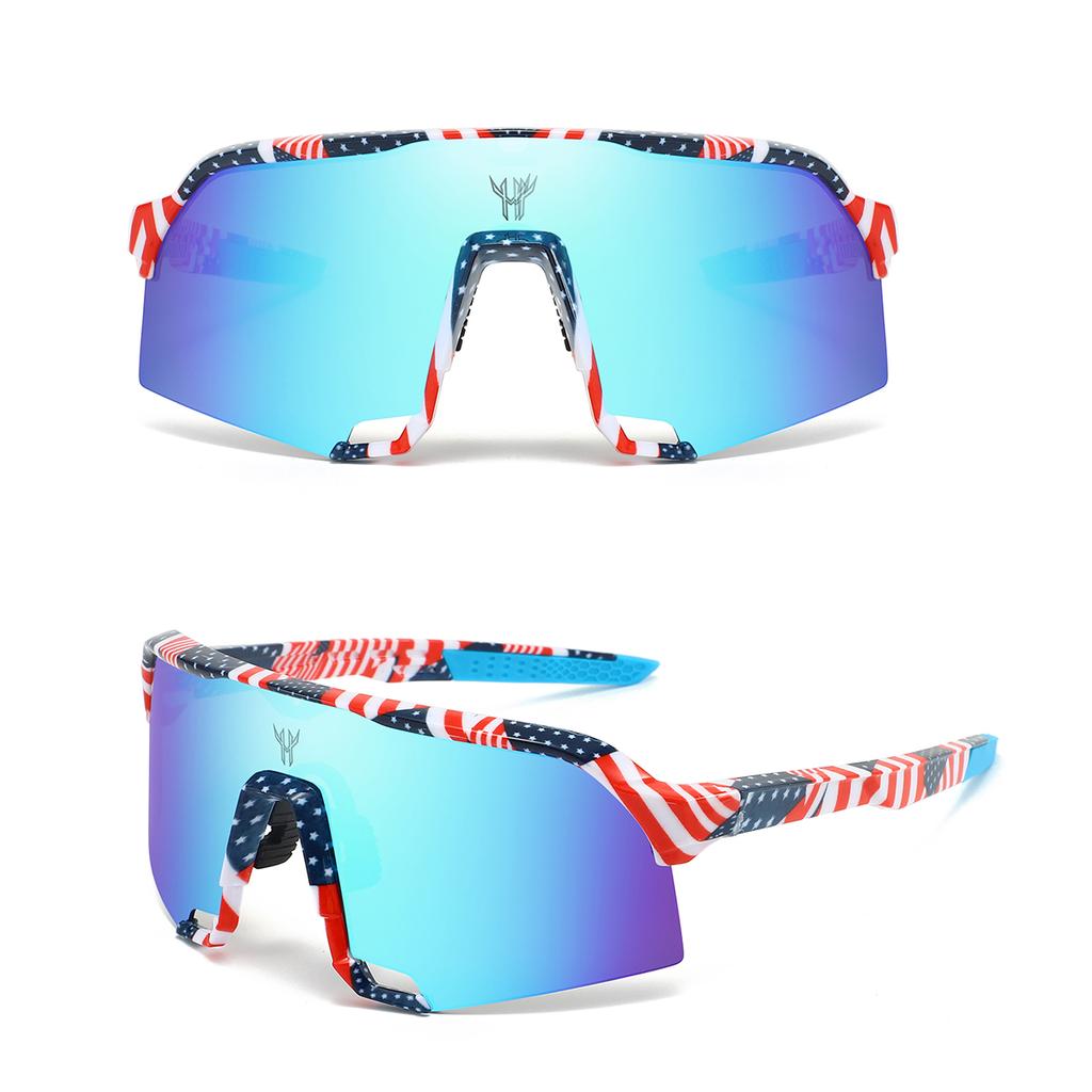 Gloednieuwe Stijlvolle Zonnebril Mannen Vrouwen Baseball Fietsbril Buiten Hardlopen Sport Bril UV400 MTB Fiets Fietsbril