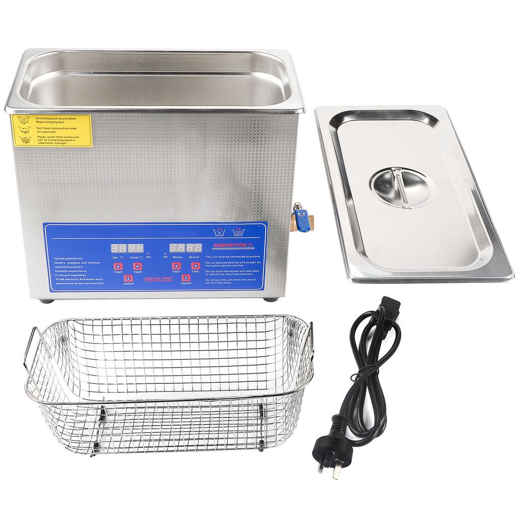 Digital Ultra Sonic Cleaner 6L Stainless Bath Timer Tank Ultrasonic Cleaning Machine