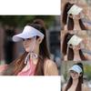 Summer Uv Protection Sun Hat With Butterfly Knot For Women Casual Outdoor Wear