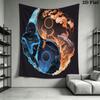 Counter-Strike 2 Wall Hanging Printed Fabric Blanket Decorative Tapestries for Bedroom Living Room Home Decor