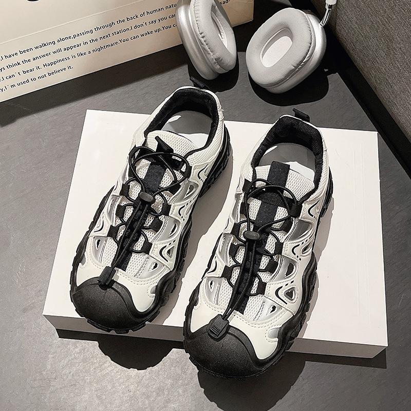 Hollow Sports Sandals Women's 2025 New Summer Breathable Ugly River Shoes Roman Shoes Casual Hole Shoes