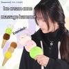 Creative Ice Cream Plush Massage Hammer Soft Stress Relief Toy For Home Office Relaxation