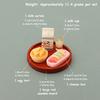 5Pcs 1:12 Dollhouse Miniature Simulation Milk Model Egg Tart Biscuit Ornament Set Diy Decor Toy Scene Meal Plate Accessories