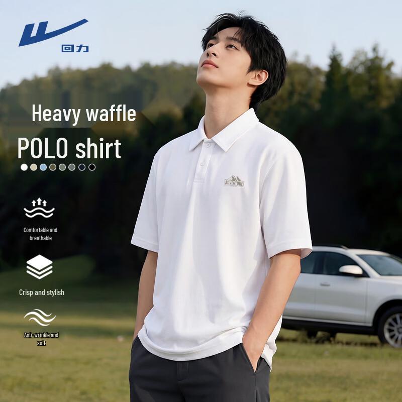 

Warrior Men s Waffle Knit Short Sleeve Polo Shirt 5XL