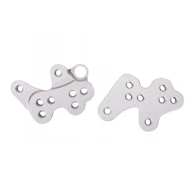 Motorcycle Front Footrests Bracket Foot Rests Assembly Foot Pegs Mount Bracket Aluminium for Suzuki GSXR1000 K5-K7 2005-2011