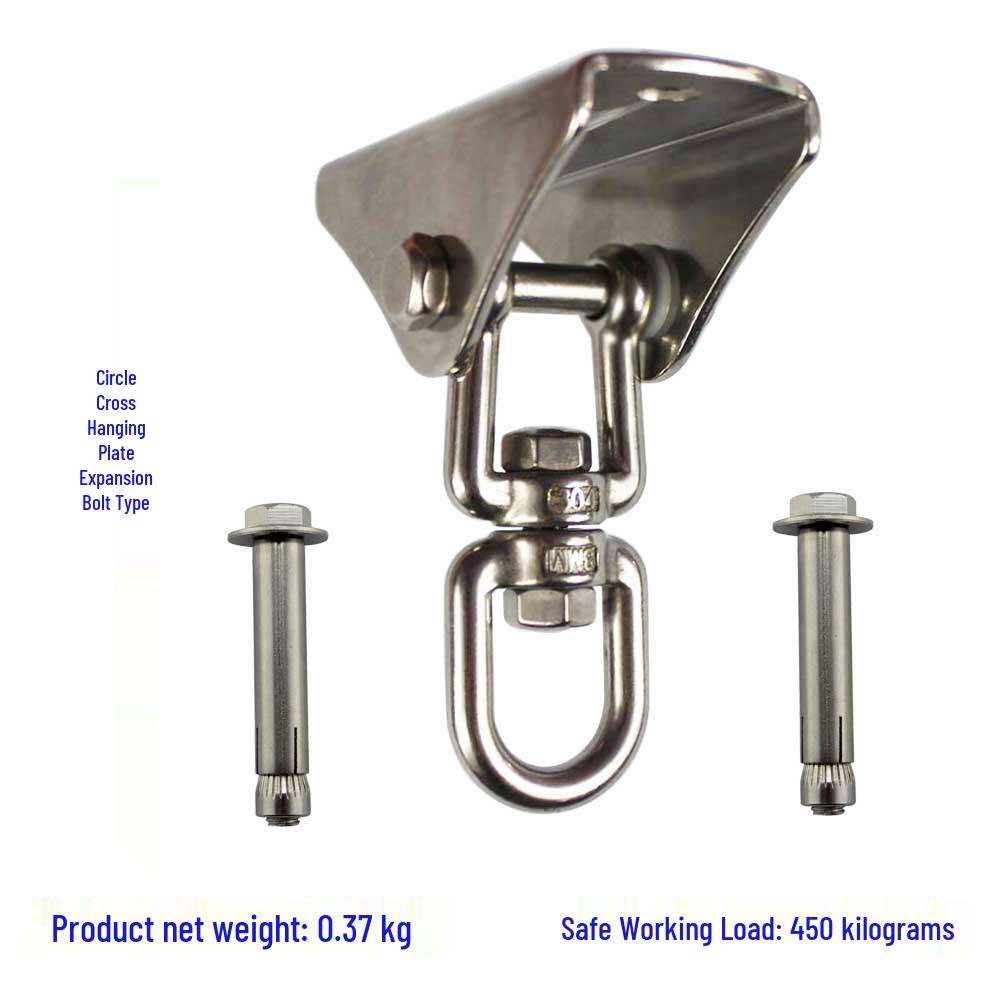 304 Stainless Steel Swivel Hammock Hook Plate for Yoga or Chair Suspension