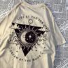 Live By The Sun Dream By The Moon Tshirt Men Women Hip Hop Cotton Casual Tops Pattern Sweat Summer Clothing Fashion Loose Tshirt