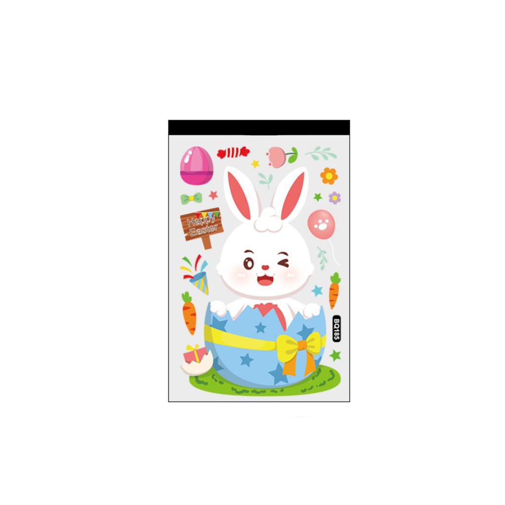 Easter Window Clings Easter Eggs Window Stickers Reusable Spring Easter Window Stickers