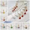 20pcs Elegant Love Pendants Colorful Beaded Bag Pendant Funny Shoe Accessories Pendant  Party