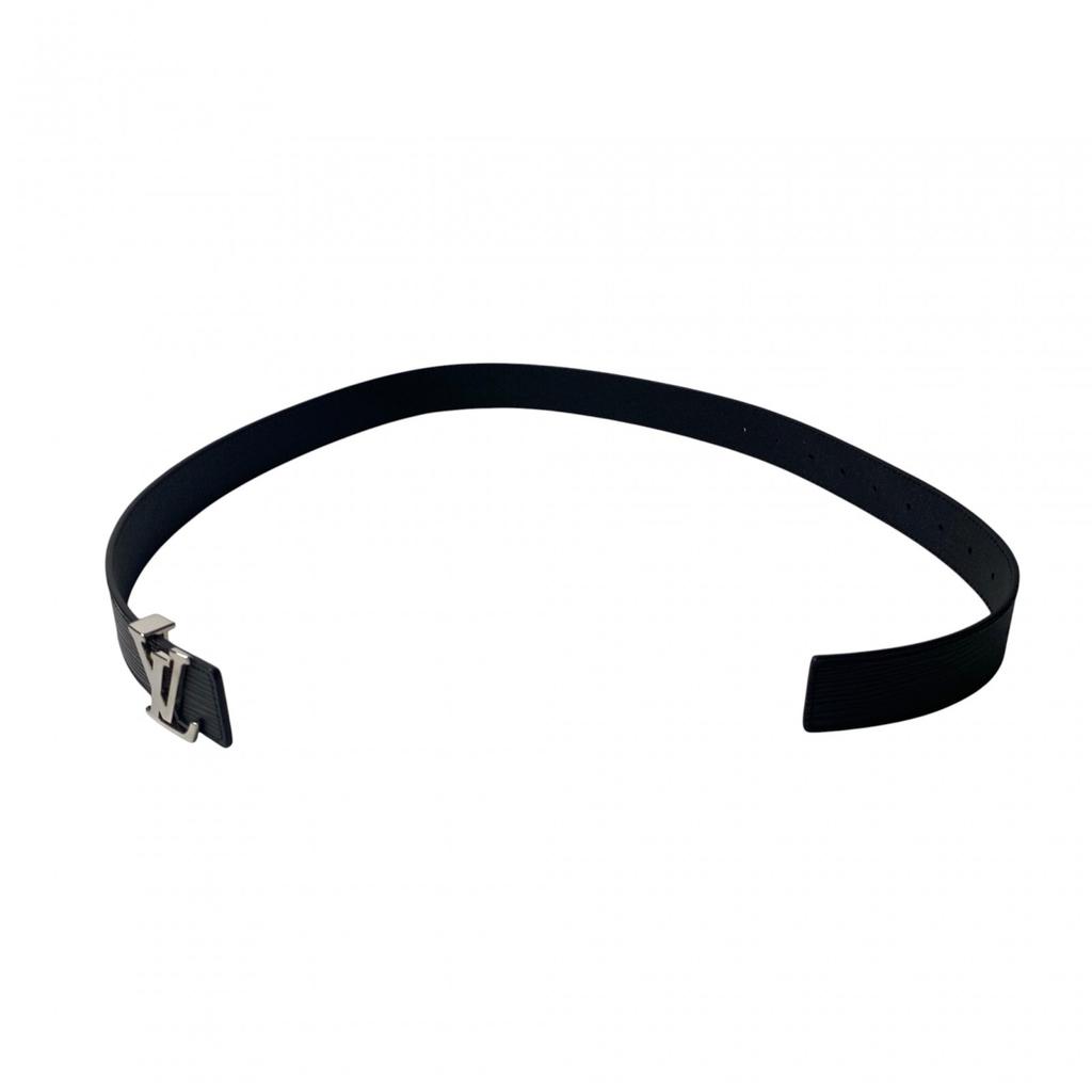 Gebrauchter LOUIS VUITTON Gürtel schwarzes Leder Herren