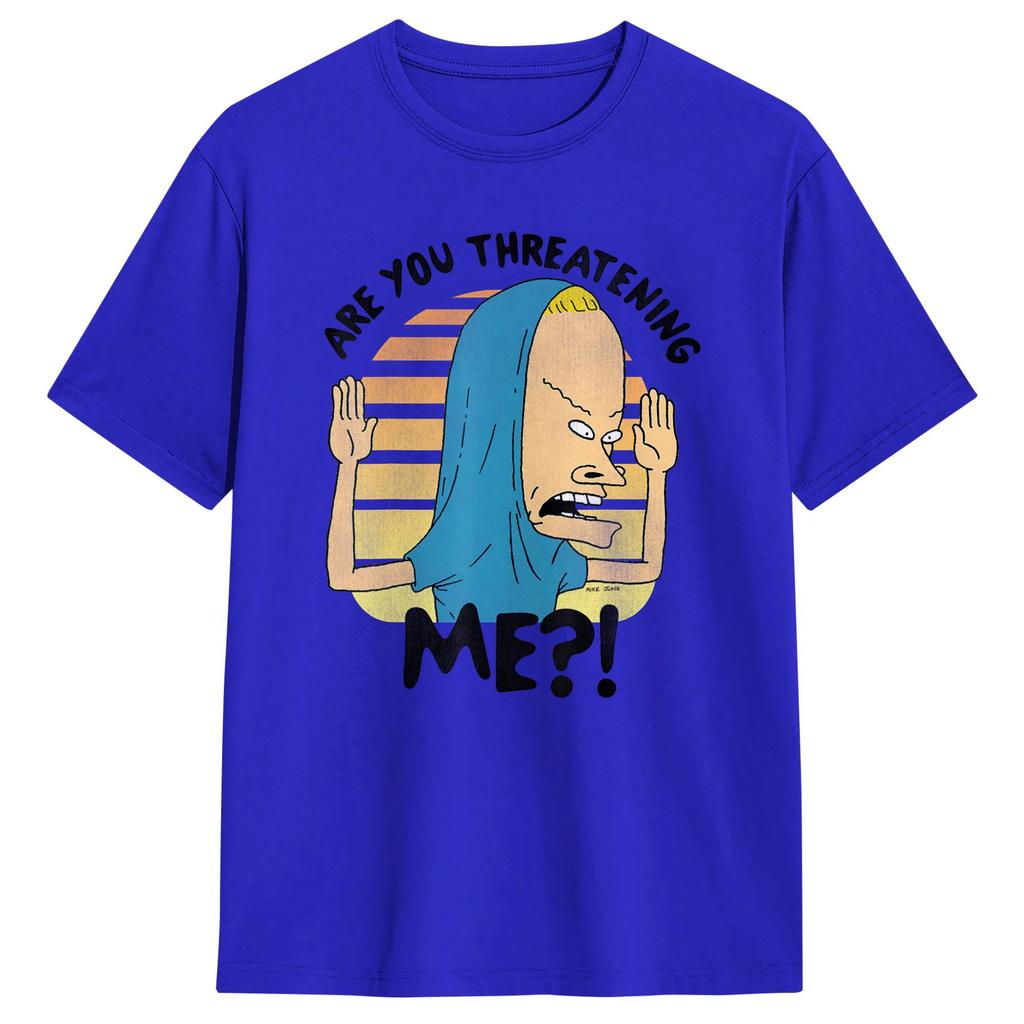 Summer Beavis and ButtHead Cornholio Quote Hipster TShirts 100 Cotton Tee Shirt for Y2K Classic Hot Sale Short Sleeve Clothes