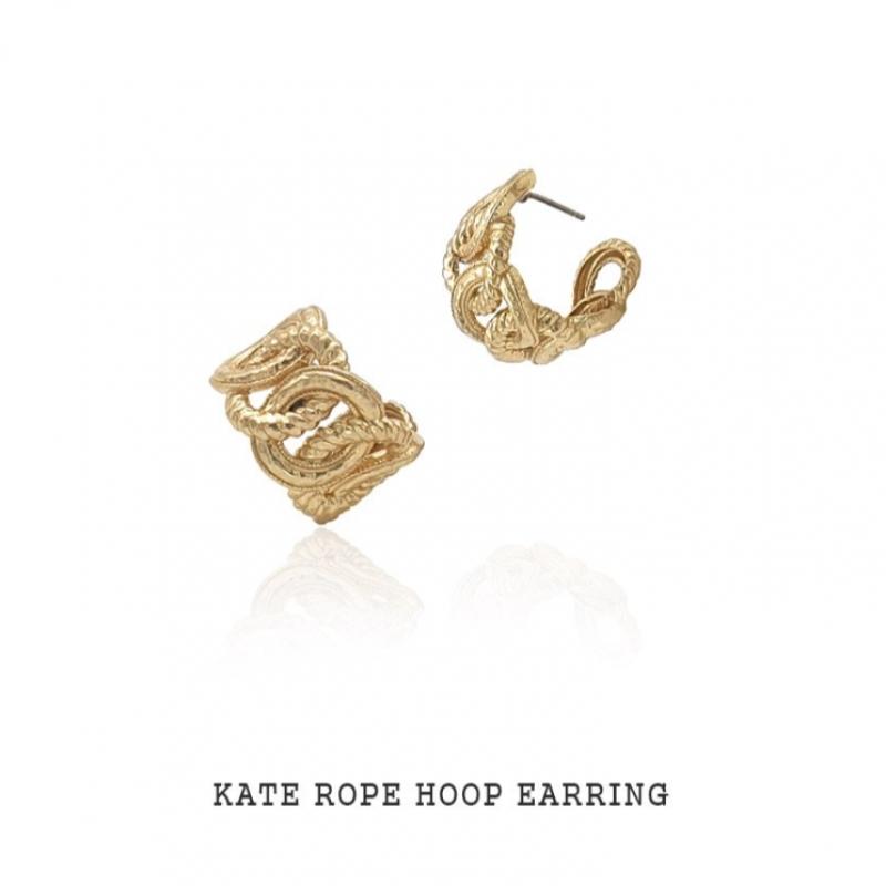 Tani By mineTani Kate Rope Hoop Earring Ms1e103k