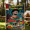 1PC A Nightmare On Elm Street Outdoor Blanket Lightweight Flannel, Soft & Warm, All-Season, Outdoor, Camping, Living Room, Office,  L1106122