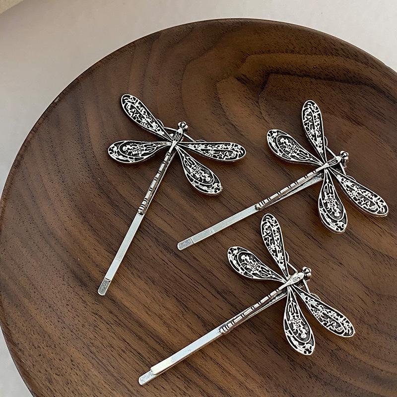 Vintage Dragonfly Barrettes Hairpin Hair Clips For Women Girls Headwear Bangs Side Hair Accessories