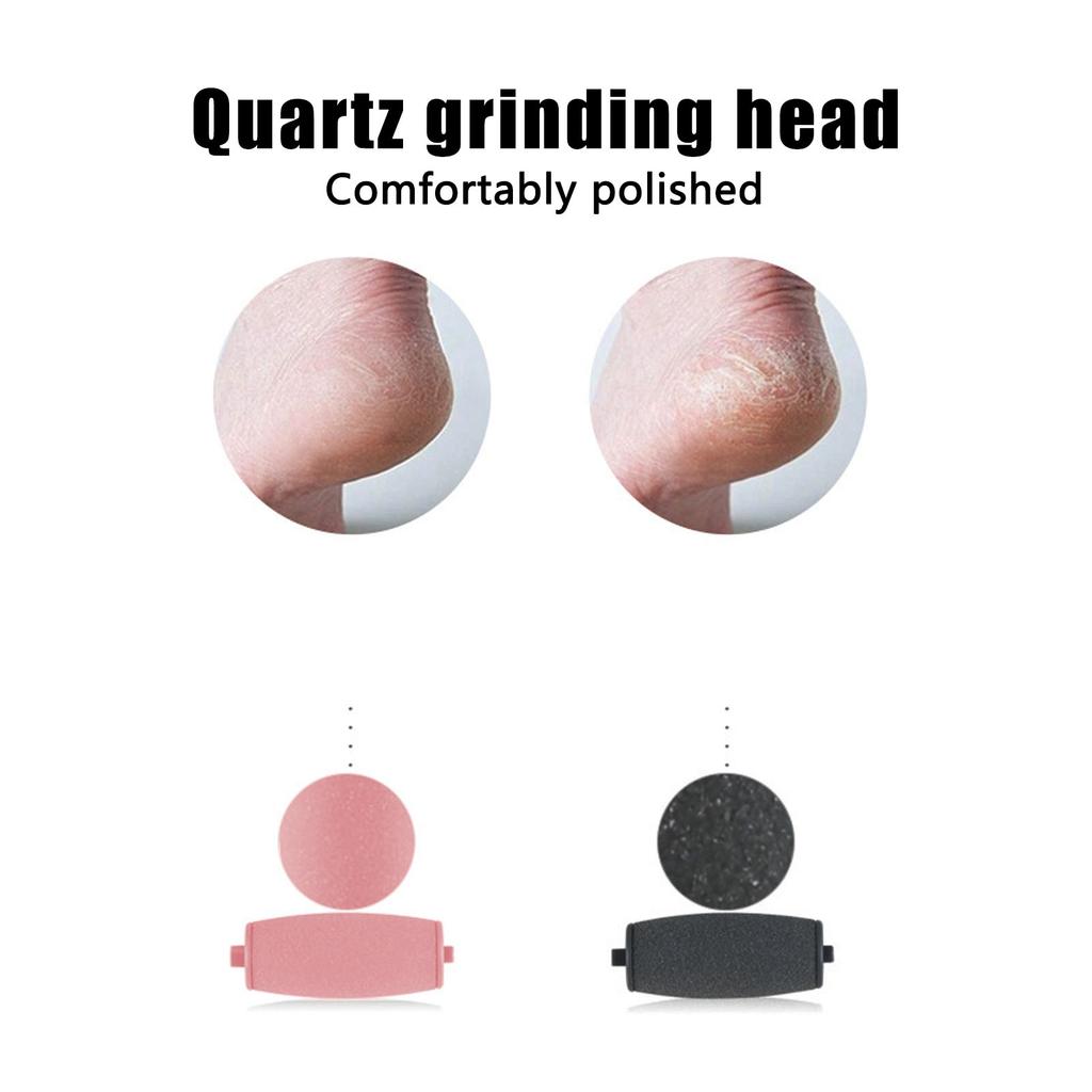 Electric Foot Pedicure Device Rechargeable Feet Callus Remover Plastic Foot File Tools Pink