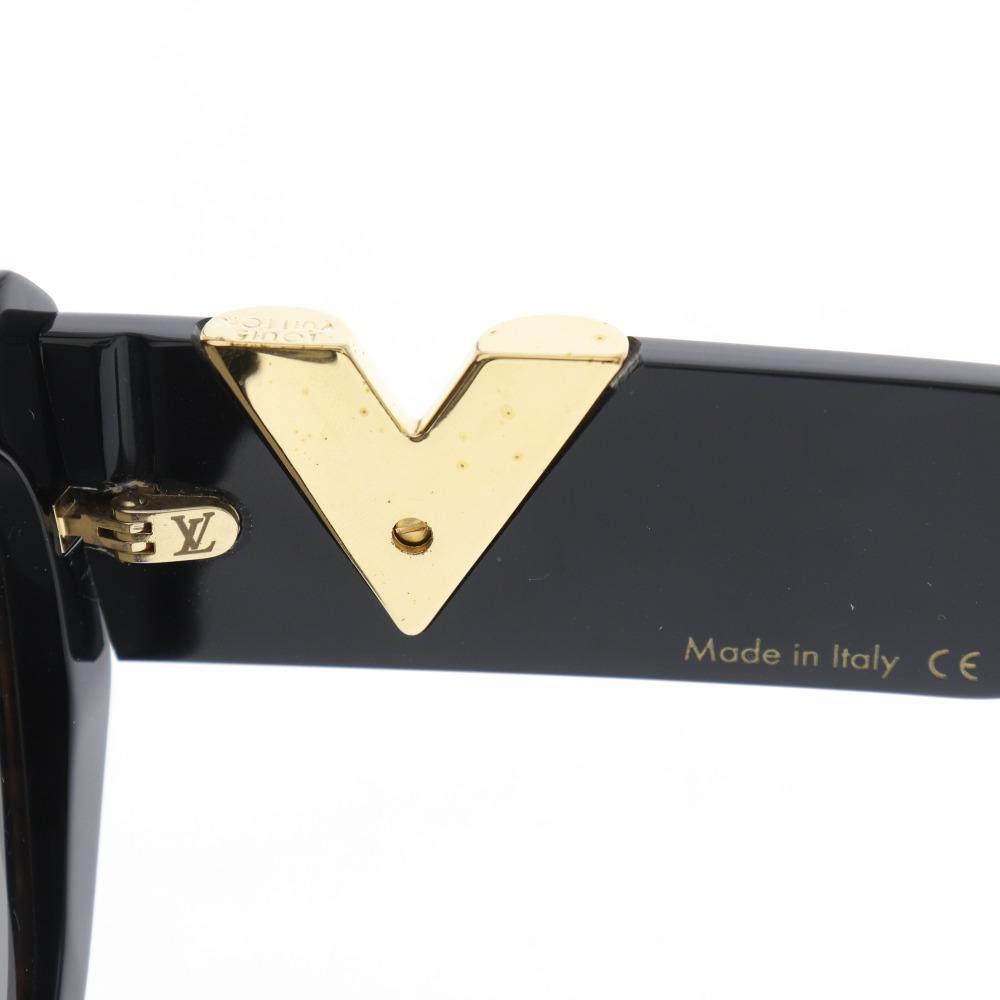 Louis Vuitton My Fair Lady Sunglasses Z1113E 9D3 Leopard Essential V Brown / Black Plastic Leopard Women Used