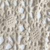 Flower Hollow Out Crochet Shawl White Hooded Scarves Simple Lace Scarf  Female