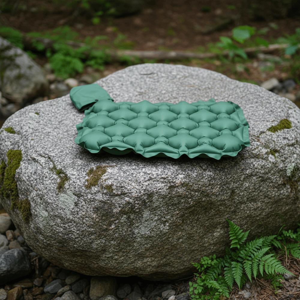 Foldable Inflatable Seat Cushion Moisture-proof Space-saving Car Seat Cushion Lightweight Water Resistant Camping Chair Mat