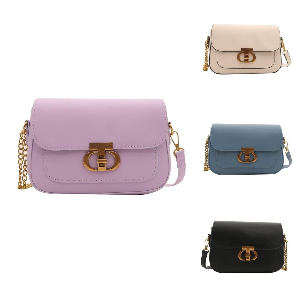 Stylish And Minimalist Korean Small Shoulder Bag For Women Available In Black Blue Purple And Khaki