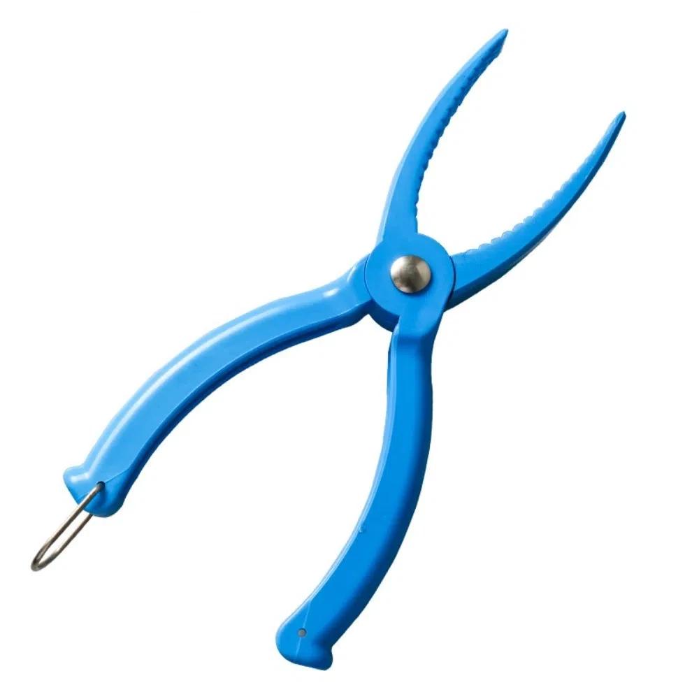 ABS Outdoor Fish Control Device Non-slip Clamp Fishing Lip Grip Tool Controller Lure Fish Clamp Gripper Plier Supplies Kit синий