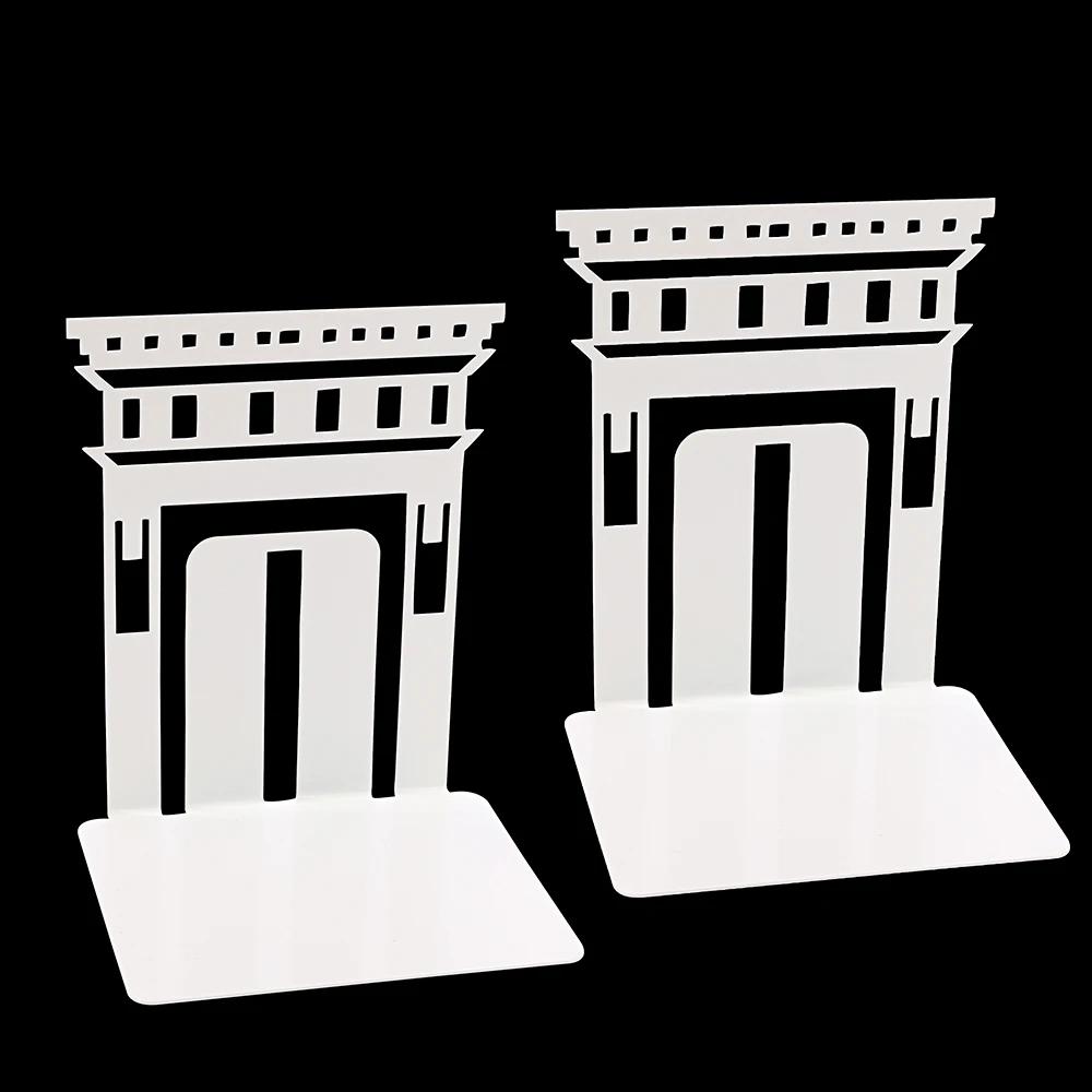 Popular Building Exquisite Bookends Houses book Support Office Desk Decoration book Holder Retractable Creative Book Stand