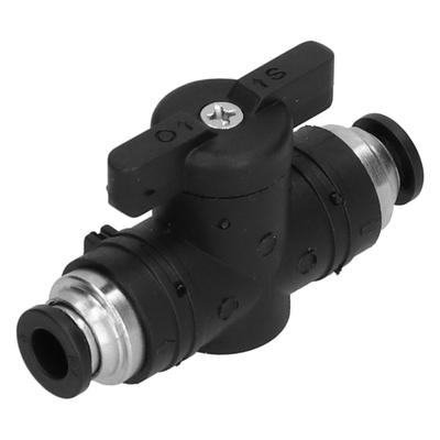 Air Flow Control Valve Pneumatic Connector Manual Adjust Quick Connect Fittings 1 4in