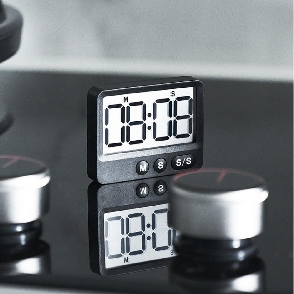 Magnetische Saugkraft Magnetischer Timer Großer Bildschirm LCD-Anzeige Timer Countdown-Timer Küchenhelfer