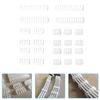 24pcs Professional Cable Comb Organizer PC Power Cables Wiring Computer Cord Management Clamp Mainboard Wiring Clip