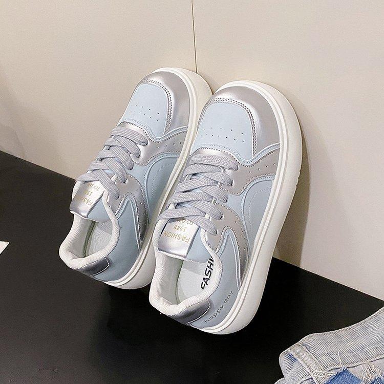 

Casual Shoes Autumn New Height Increasing and Slimming Casual Women Shoes Anti Slip Fashionable Outdoor Casual Sports Shoes 40 синій